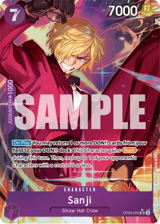 Sanji (OP09-065) (Alternative Art) — Emperors in the New World (OP09)
