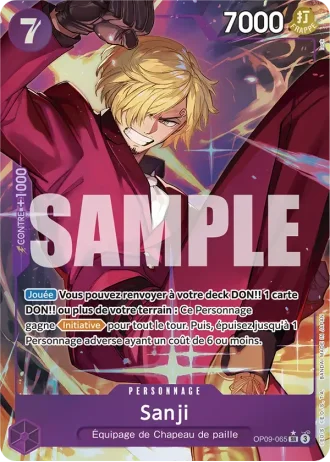 Sanji (OP09-065) (Alternative Art) — Les Nouveaux Empereurs (OP09)
