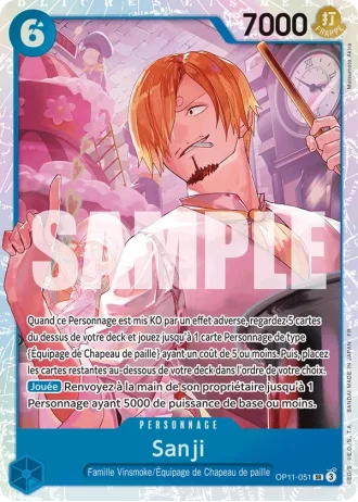 Sanji (OP11-051) — Des Poings Vifs Comme l'Éclair (OP11)