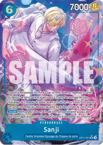 Sanji (OP11-051) (Alternative Art) — Des Poings Vifs Comme l'Éclair (OP11)