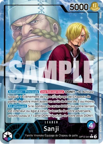 Sanji (OP12-041) (Alternative Art) — l'Héritage du Maître (OP12)