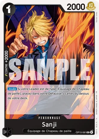 Sanji (OP15-081) — Aventure sur l'Île de Dieu (OP15-EB04)