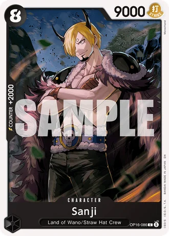 Sanji (OP16-086) — The Time of Battle (OP16)