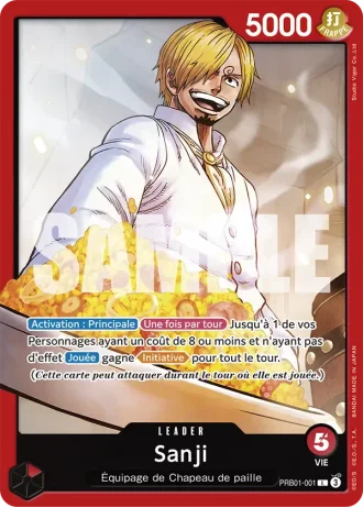 Sanji (PRB01-001) — ONE PIECE CARD THE BEST (PRB01)