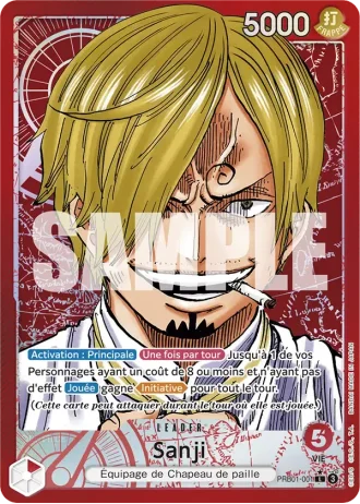 Sanji (PRB01-001) (Special Rare) — ONE PIECE CARD THE BEST (PRB01)