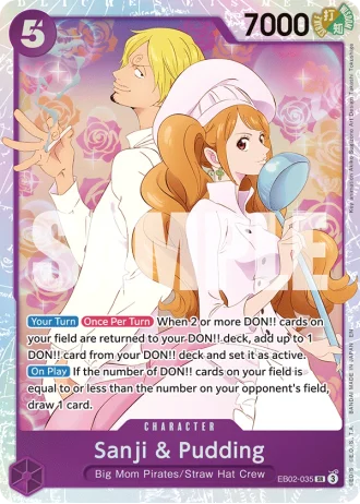 Sanji & Pudding (EB02-035) — Anime 25th Collection (EB02)