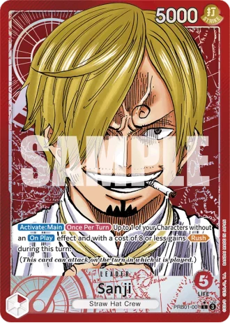 Sanji (RB01-001) (Alternative Art) — One Piece The Best (PRB01)