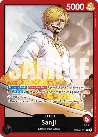 Sanji (RB01-001) (Jolly Roger Foil) — One Piece The Best (PRB01)