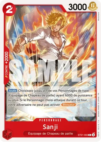 Sanji (ST21-003) (Pirate Foil) — ONE PIECE CARD THE BEST vol.2 (PRB02)