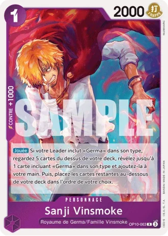 Sanji Vinsmoke (OP10-063) — Sang Royal (OP10)