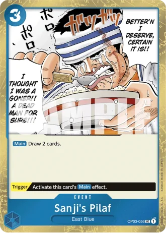 Sanji's Pilaf (OP03-056) (Jolly Roger Foil) — One Piece The Best (PRB01)