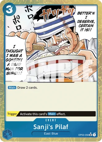 Sanji's Pilaf (OP03-056) (Textured Foil) — One Piece The Best (PRB01)