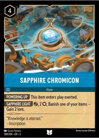 Sapphire Chromicon #168/204 — Shimmering Skies
