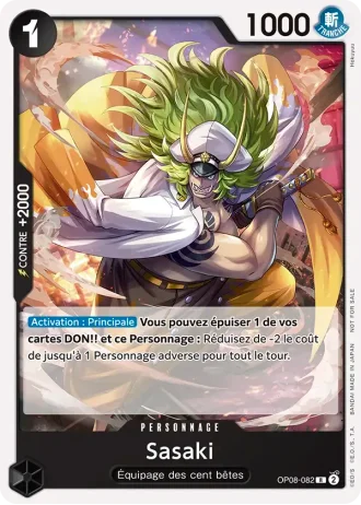 Sasaki (OP08-082) (Alternative Art) — PROMO