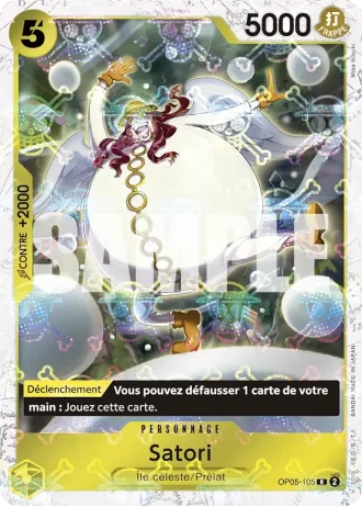 Satori (OP05-105) (Alternative Art) — ONE PIECE CARD THE BEST (PRB01)