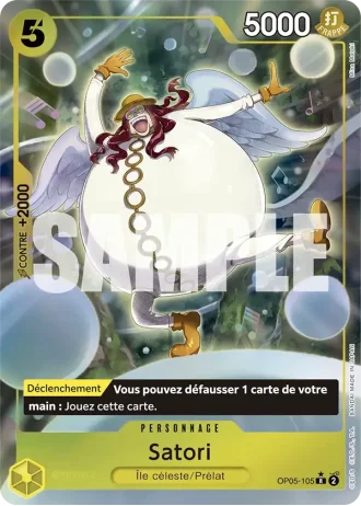 Satori (OP05-105) (Jolly Roger Foil) — ONE PIECE CARD THE BEST (PRB01)