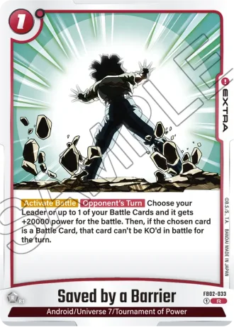 Saved by a Barrier FB02-033 — Blazing Aura (FB02)