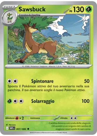 Sawsbuck #007/86 — Fuoco Bianco