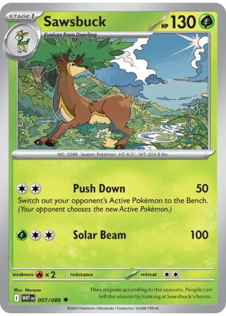 Sawsbuck #007 — White Flare