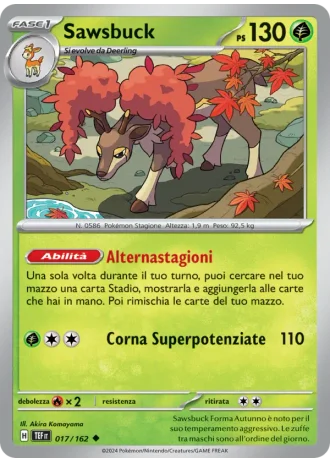 Sawsbuck #017/162 — Cronoforze