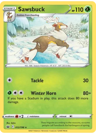 Sawsbuck #12/198 — Chilling Reign