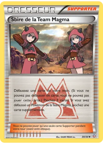 Sbire de la Team Magma #30/34 — Double Danger