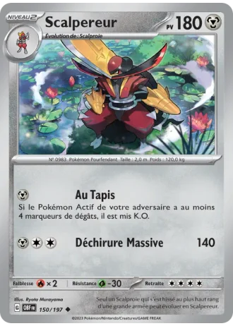 Scalpereur #150/197 — Flammes Obsidiennes