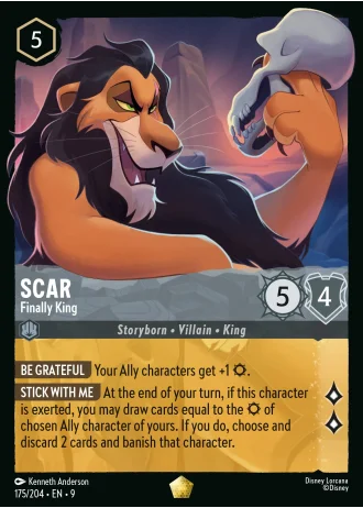Scar - Finally King #175/204 — Fabled