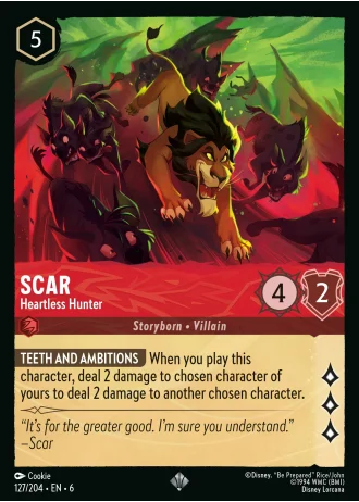 Scar - Heartless Hunter #127/204 — Azurite Sea