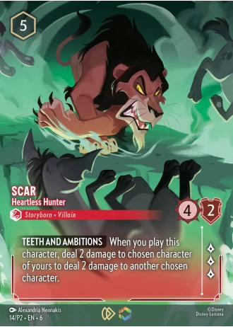 Scar - Heartless Hunter #14/204 — Azurite Sea