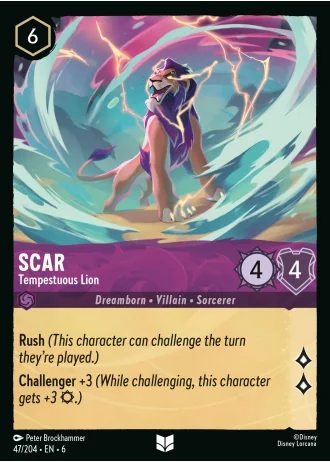 Scar - Tempestuous Lion #47/204 — Azurite Sea