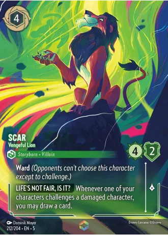 Scar - Vengeful Lion #212/204 — Shimmering Skies