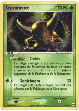 Scarabrute #13/101 — EX Légendes Oubliées