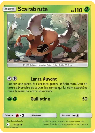 Scarabrute #6/149 — Soleil et Lune
