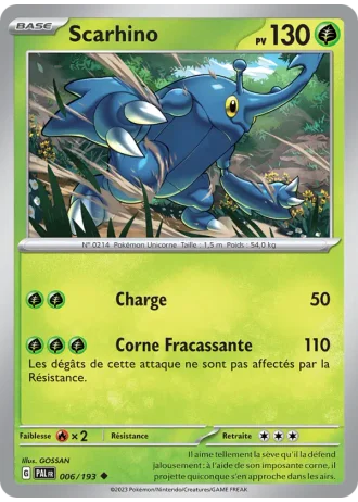 Scarhino #006/193 — Évolutions à Paldea