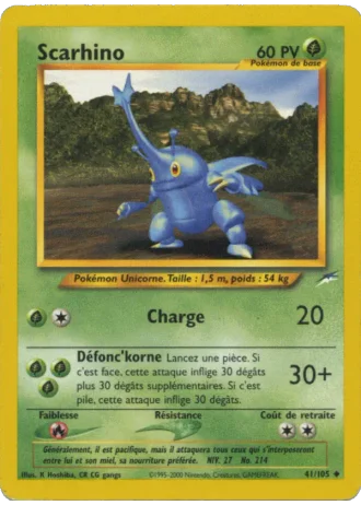 Scarhino (première édition) #41/105 — Neo Destiny (1ère Édition)