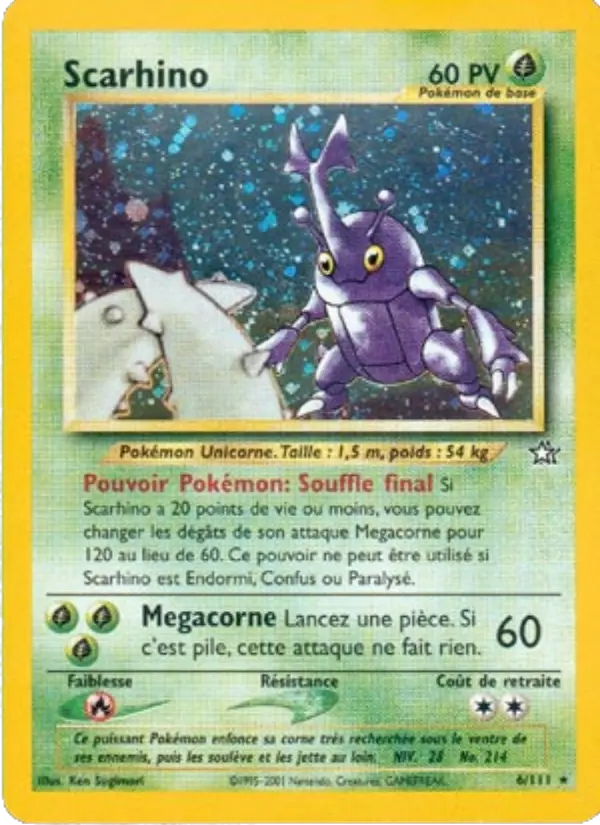 Scarhino (première édition) #6 — Neo Genesis (1ère Édition)