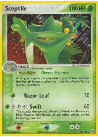 Sceptile #10/106 — Emerald