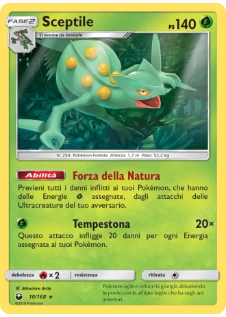 Sceptile #10/168 — Tempesta Astrale