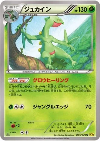 Sceptile (1st Edition) #5/70 — Gaia Volcano (1st Edition)