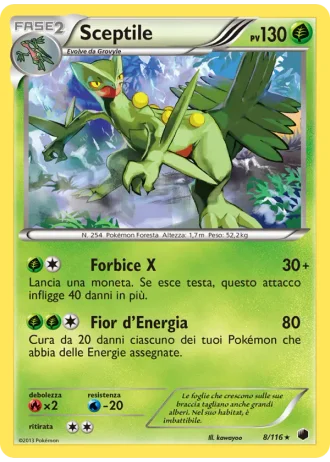 Sceptile #8/116 — Glaciazione Plasma