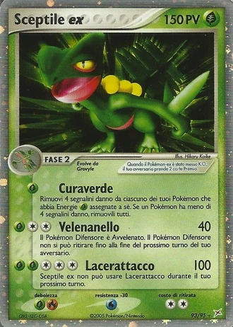 Sceptile ex #93 — EX Team Magma vs Team Idro