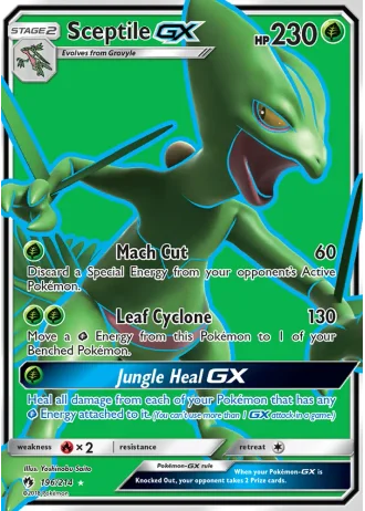 Sceptile GX #196/214 — Lost Thunder