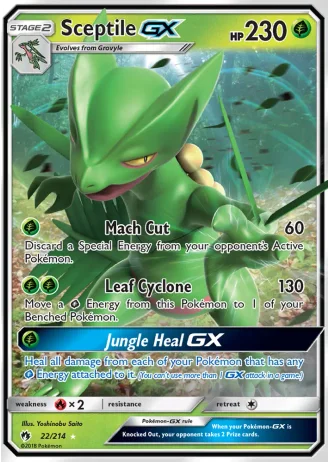Sceptile GX #22 — Lost Thunder