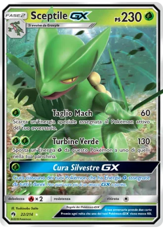 Sceptile GX #22/214 — Tuoni Perduti