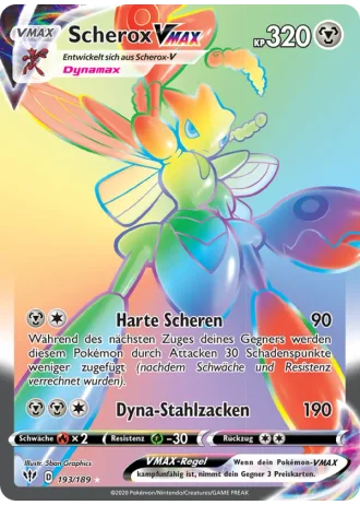 Scherox VMAX #193/189 — Flammende Finsternis
