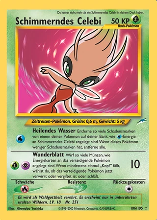 Schimmerndes Celebi #106 — Neo Destiny