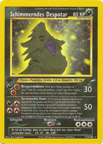 Schimmerndes Despotar (1. Edition) #113/105 — Neo Destiny (1. Edition)