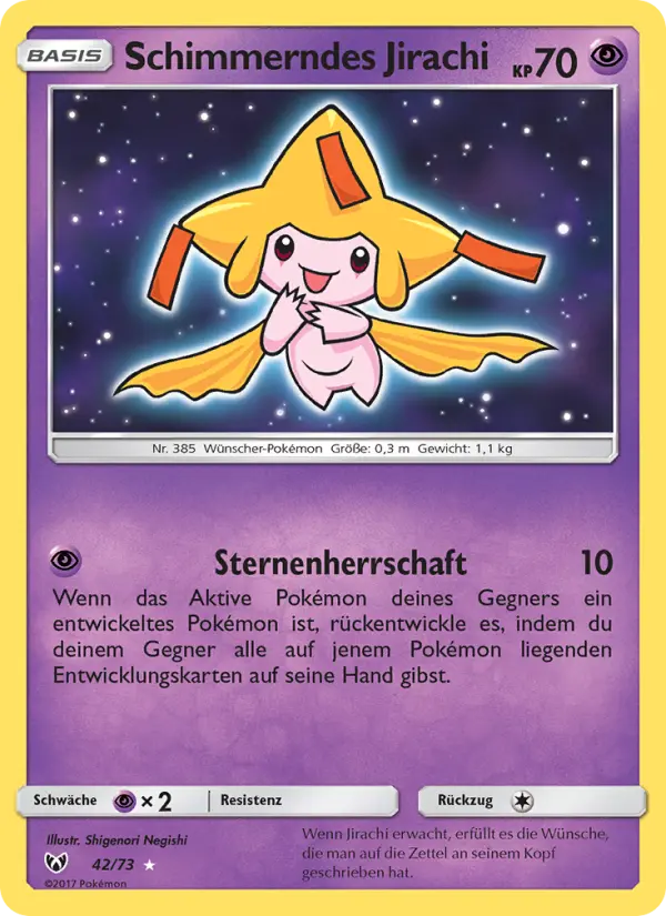 Schimmerndes Jirachi #42 — Schimmernde Legenden