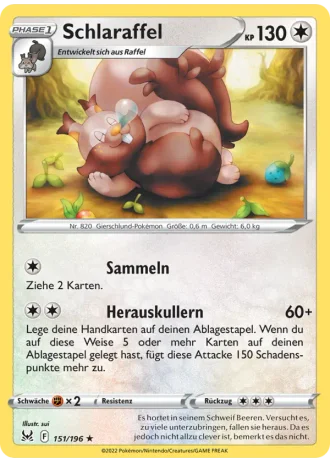Schlaraffel #151/196 — Verlorener Ursprung